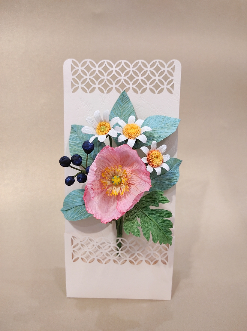 Apró csokor izlandi mákkal