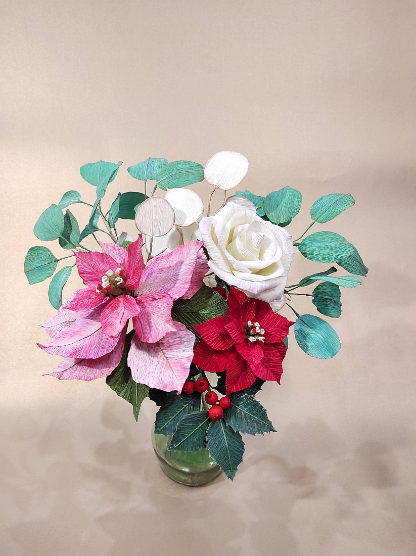 Csokor mikulásvirággal